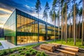 Forestry and Silviculture Production Processes A Detailed Visual Guide to Architectural Planning and Sustainable Royalty Free Stock Photo