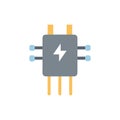 Comprehensive Voltage Regulator Icon for Management Royalty Free Stock Photo
