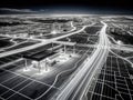 Comprehensive Wyoming Road Map Detailed Network of Shell Stations and Local Roads