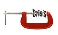 Compress crisis Royalty Free Stock Photo