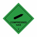 Compressed gas sign vector design