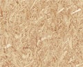 Compressed light brown chipboard. Vector wood