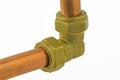 Plumbing pipework Royalty Free Stock Photo