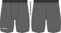 Compression Shorts Mock ups illustration Vector