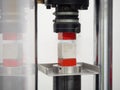 Compression strength test for physical property Royalty Free Stock Photo