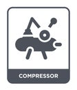 compressor icon in trendy design style. compressor icon isolated on white background. compressor vector icon simple and modern Royalty Free Stock Photo