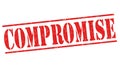 Compromise sign or stamp Royalty Free Stock Photo