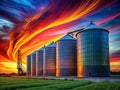 Computational Fluid Dynamics Simulation of a FourEntry Silo Optimizing Airflow for Enhanced Performance and Efficiency