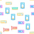 Computer Accessories And Parts Icons Set Vector Royalty Free Stock Photo