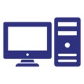Computer accessory Isolated Vector Icon fully editable Royalty Free Stock Photo