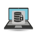 Computer analysis data security design Royalty Free Stock Photo