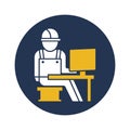 Computer architect Isolated Vector icon Which can easily modify or edit