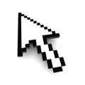 Computer arrow cursor 3d Royalty Free Stock Photo