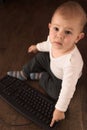 Computer baby Royalty Free Stock Photo