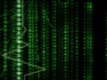 computer background, binary code, matrix style