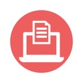 Computer banking Vector icon which can easily modify or edit Royalty Free Stock Photo