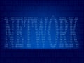 Computer binary code on Blue screen Royalty Free Stock Photo