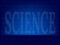 Computer binary code on Blue screen Royalty Free Stock Photo