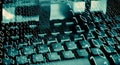Computer binary code, new technology cyber security algorithm Royalty Free Stock Photo