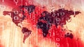 Digital world cyber security ai, big data in computer cloud protection Royalty Free Stock Photo