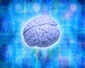 Computer Brain AI Royalty Free Stock Photo