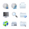 Computer and browser icons