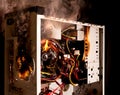 Computer burning