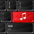 Computer button music