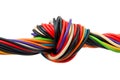 Computer cable with knot Royalty Free Stock Photo