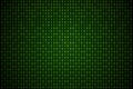 Computer calculation. Binary language green and black vector wallpaper. Royalty Free Stock Photo