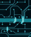 Computer circuit board Royalty Free Stock Photo