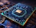Computer circuit board with advanced Microprocessor Chips