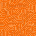 Computer circuit board. Royalty Free Stock Photo