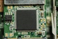 computer circuit cpu chip mainboard core processor electronics device Royalty Free Stock Photo