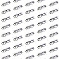 Computer clear sunglasses pattern on white isolated background. Minimal it concept. Isometric print Royalty Free Stock Photo