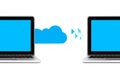 Computer Cloud Transfer System Royalty Free Stock Photo