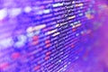 Computer code on laptop web developing. Developing programming binary code. SEO concepts for better SERP. Programming code Royalty Free Stock Photo