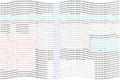 Computer code zero one binary code abstract matrix. Colorful binary code pattern with flowing wave distortions. Royalty Free Stock Photo