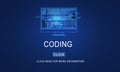 Computer Coding Code Advanced Technology Concept