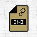 Computer configuration ini file icon