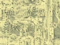 rectangular grid plan of the city of the future in shades of grey