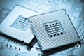 Computer cpu (central processor unit) chip