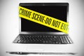 Computer crime Royalty Free Stock Photo