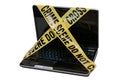 Computer Crime Scene Royalty Free Stock Photo