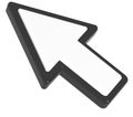 Computer cursor arrow