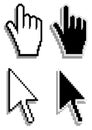 Computer cursor. Vector