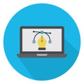 Computer design, web coding Color Vector icon which can easily modify or edit Royalty Free Stock Photo