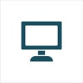 Computer Desktop Icon Vector Ilustration Royalty Free Stock Photo