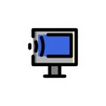 Computer Device Integration Icon Royalty Free Stock Photo
