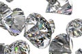 luxury diamond gem, 3d rendering Royalty Free Stock Photo